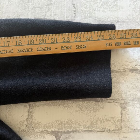 Brooks Brothers Union Made 7650 Gray Wool Long Coat Men’s Made in USA Sz 46L - Picture 9 of 9